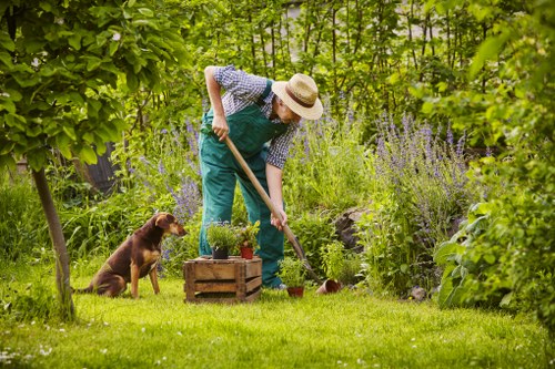 Review of a gardening complaint with service notes